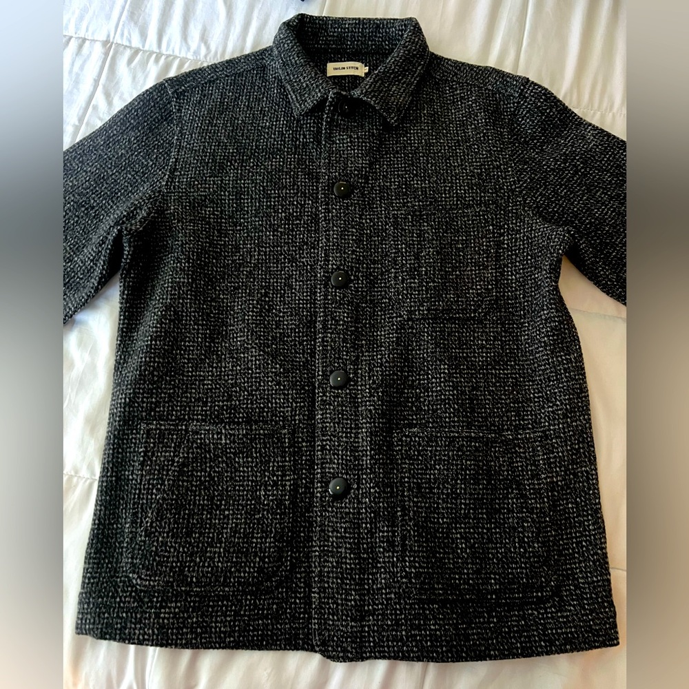 The Ojai Jacket, Heathered Charcoal Wool Waffle-42/L (NWOT)
